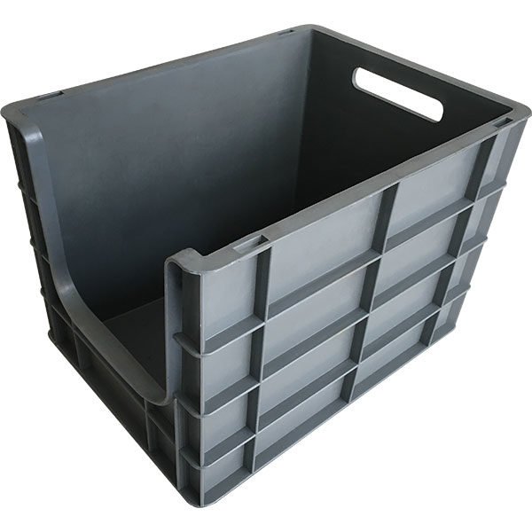 plastic solid wall crate