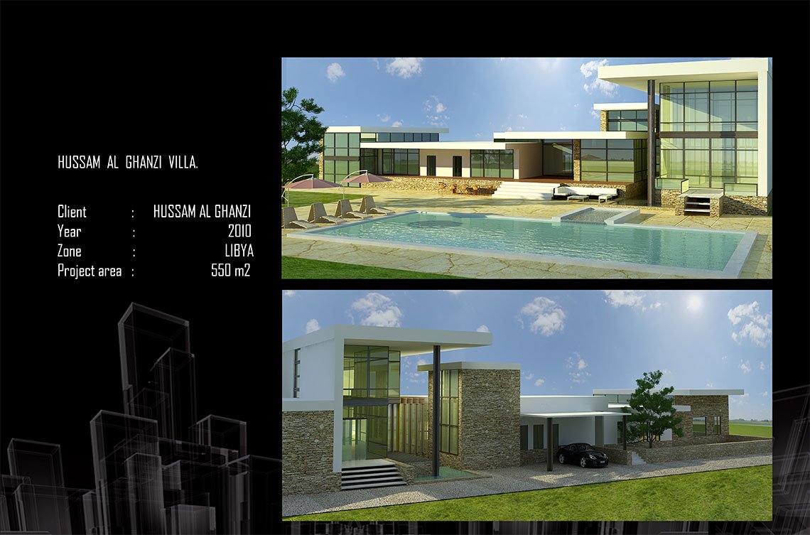 living area architectural design