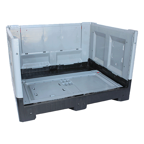Zatvoreni sklopivi plastični kontejner 1000x1200x800mm