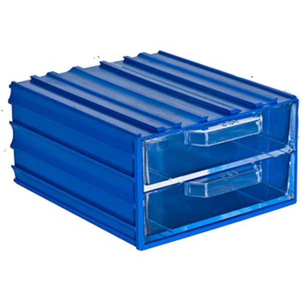 Plastična Kutija sa 2 Ladice 106x122x062(h)mm