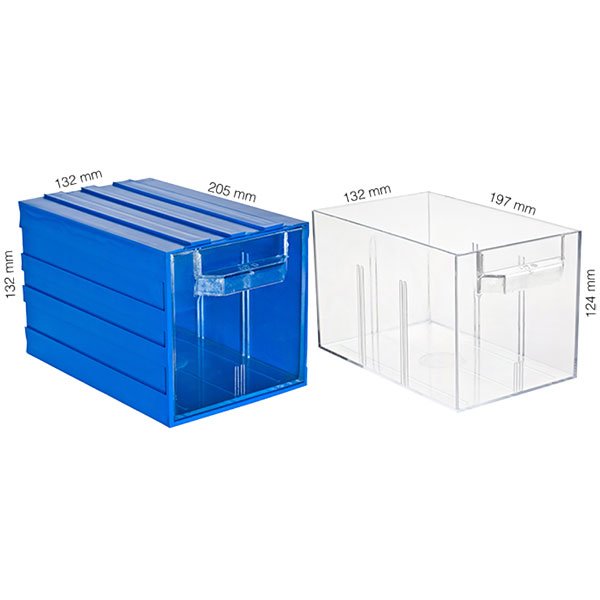 Plastična Kutija Sa 1 Ladicom 132x205x132(h)mm