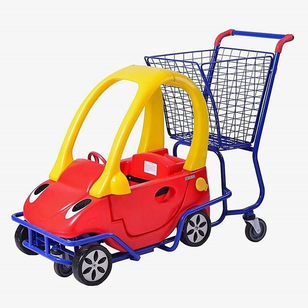 Supermarket-Trolley-With-Kid's-Car​-1