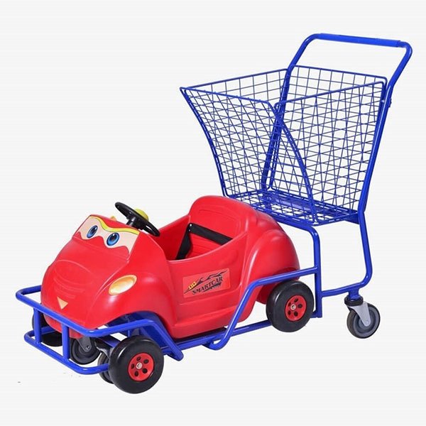 Supermarket-Trolley-With-Kid's-Car​-2