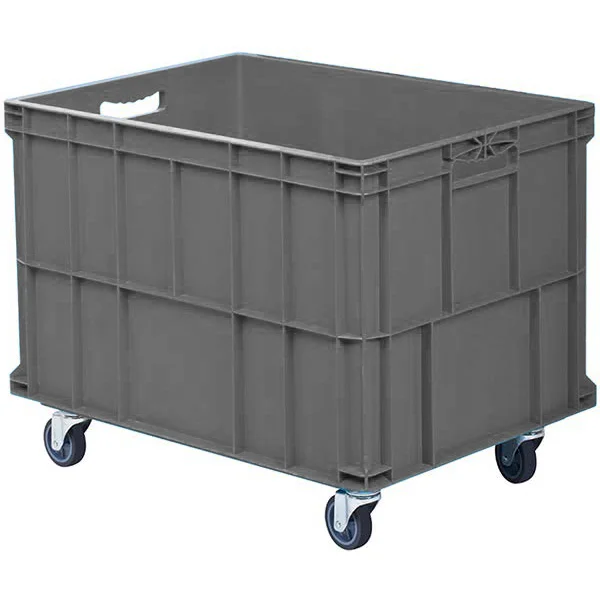 480x690x540(v)mm Zatvorena plastična gajba sa točkovima