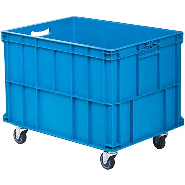480x690x540(v)mm Zatvorena plastična gajba sa točkovima