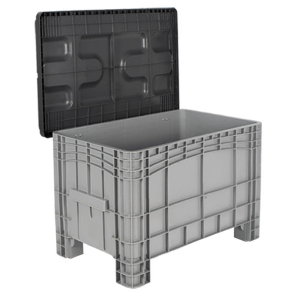Zatvoreni plastični kontejner sa poklopcem 636x1017x720mm